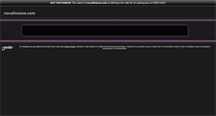 Desktop Screenshot of novafinance.com